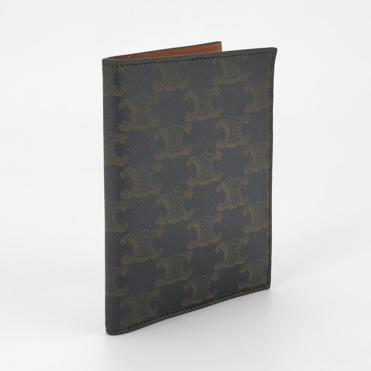 Celine Triomphe Canvas Passport Cover