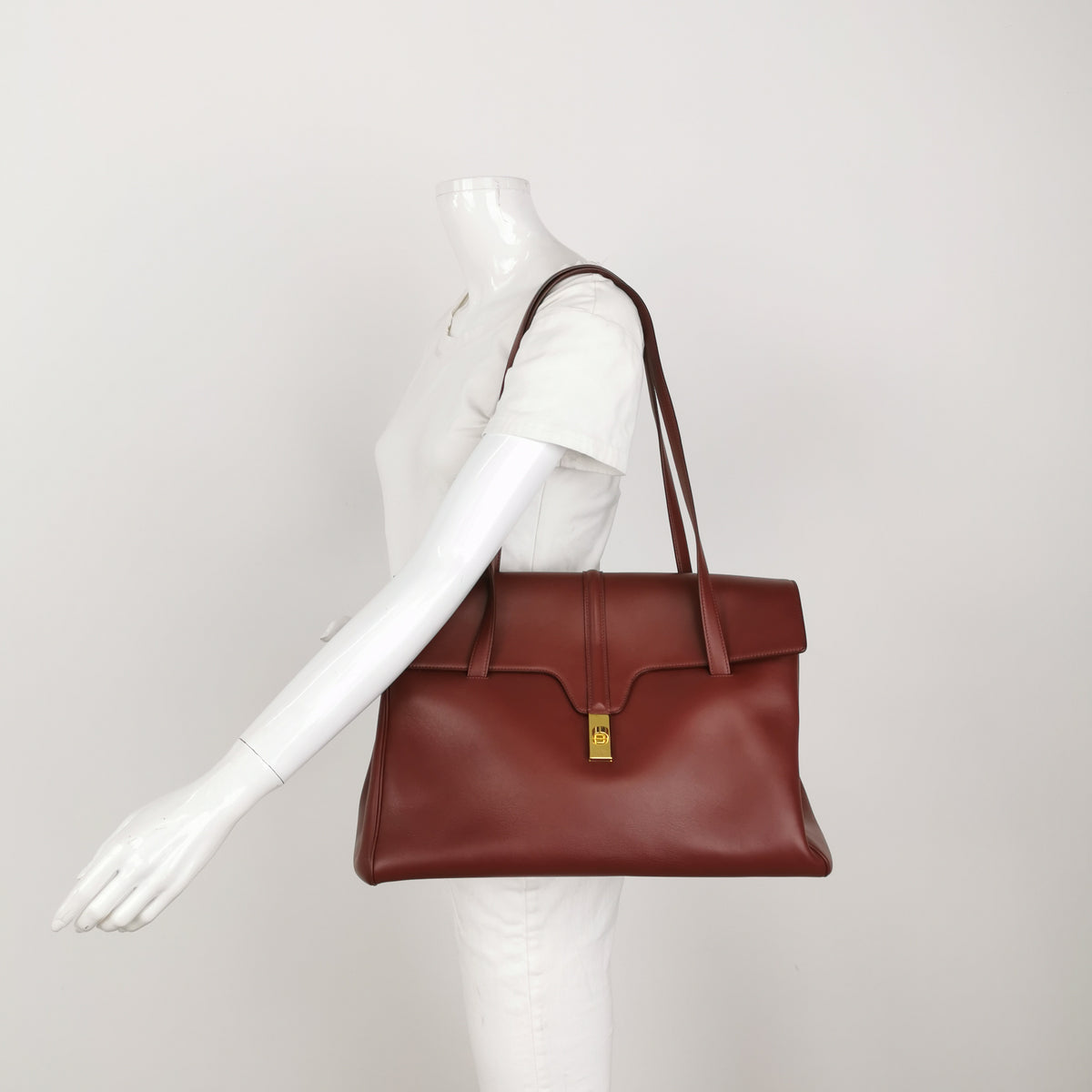 Celine Soft 16 Large Burgundy