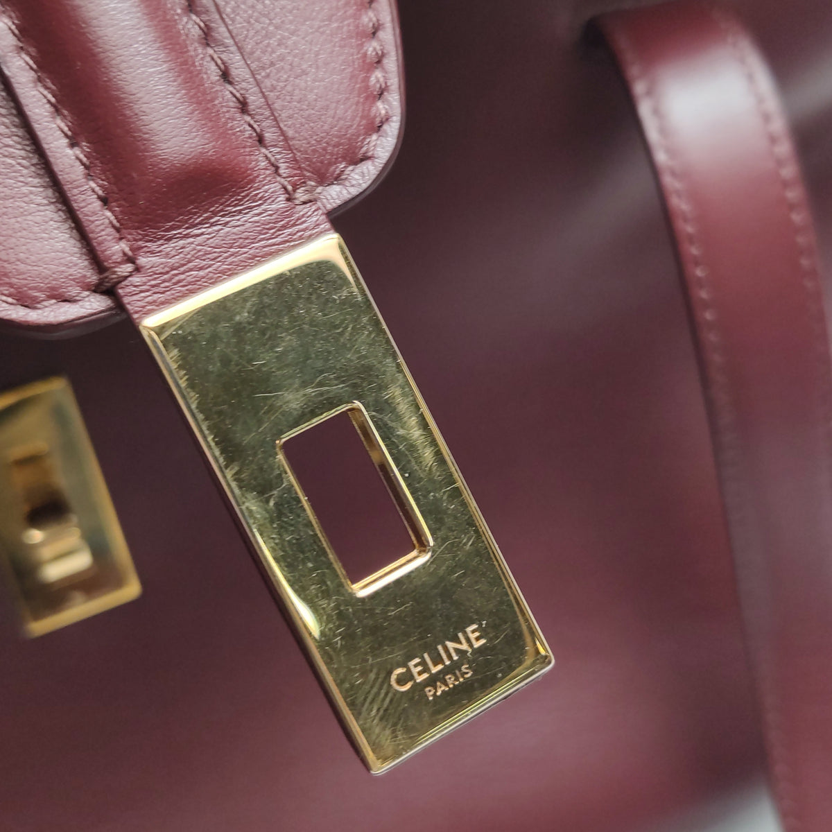 Celine Soft 16 Large Burgundy