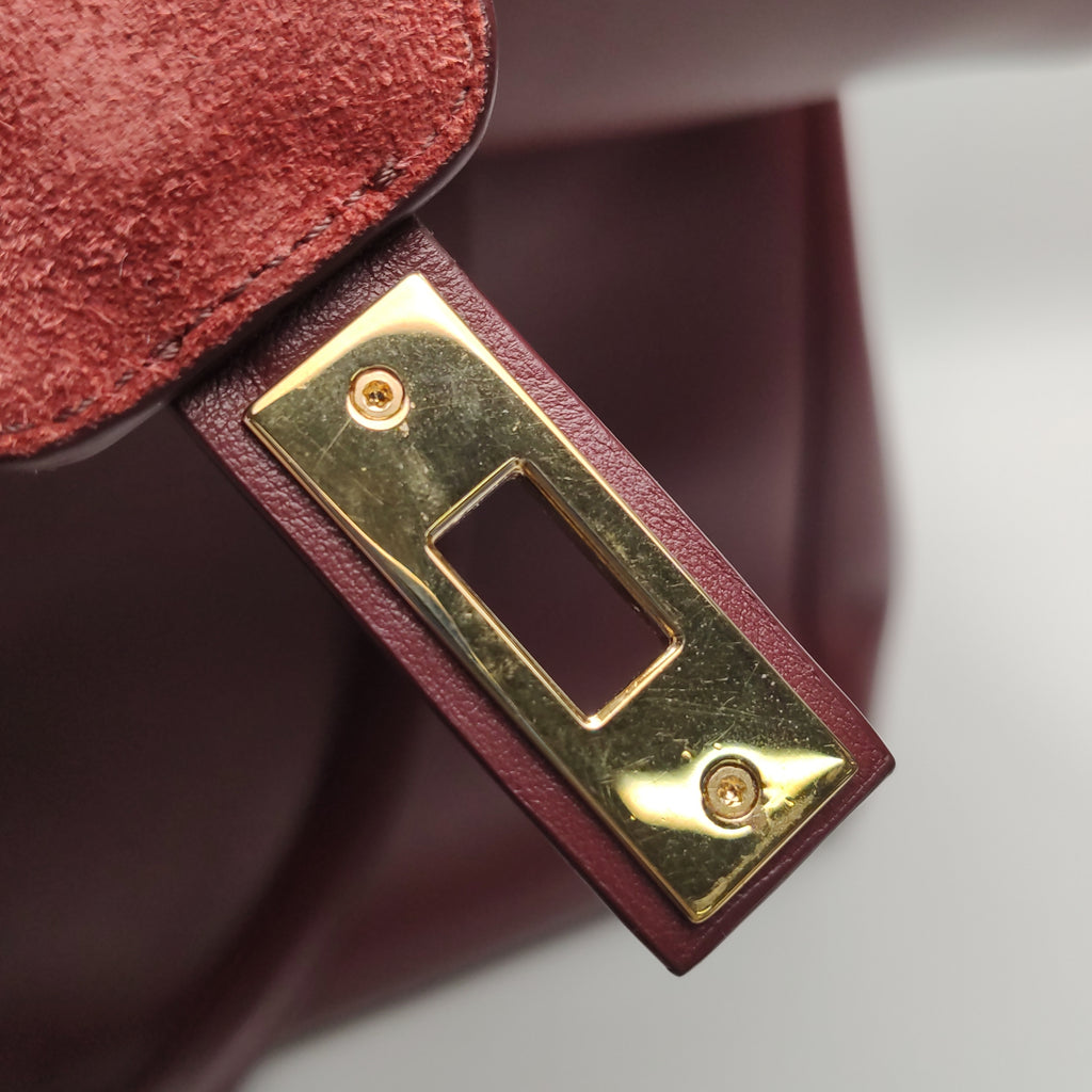 Celine Soft 16 Large Burgundy