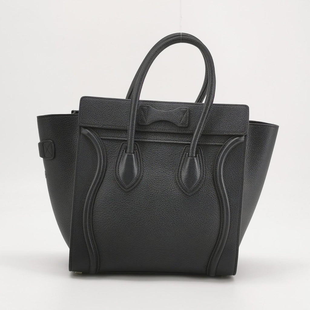 Celine Luggage Micro Grained Calfskin Black