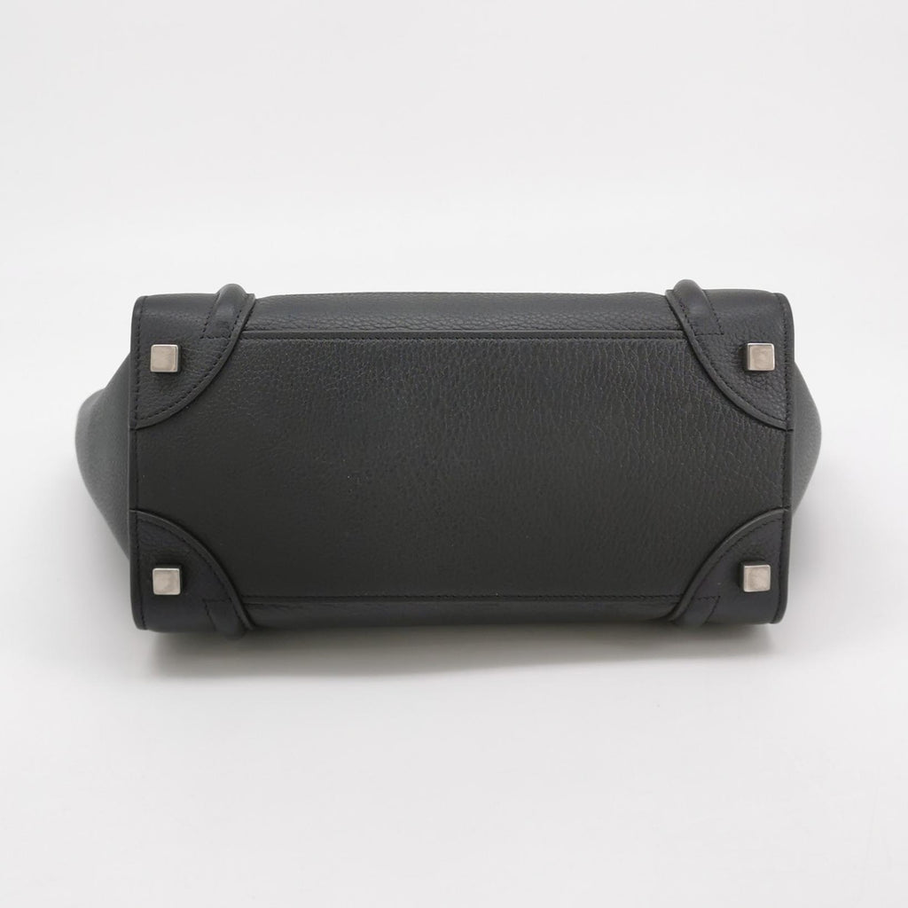 Celine Luggage Micro Grained Calfskin Black