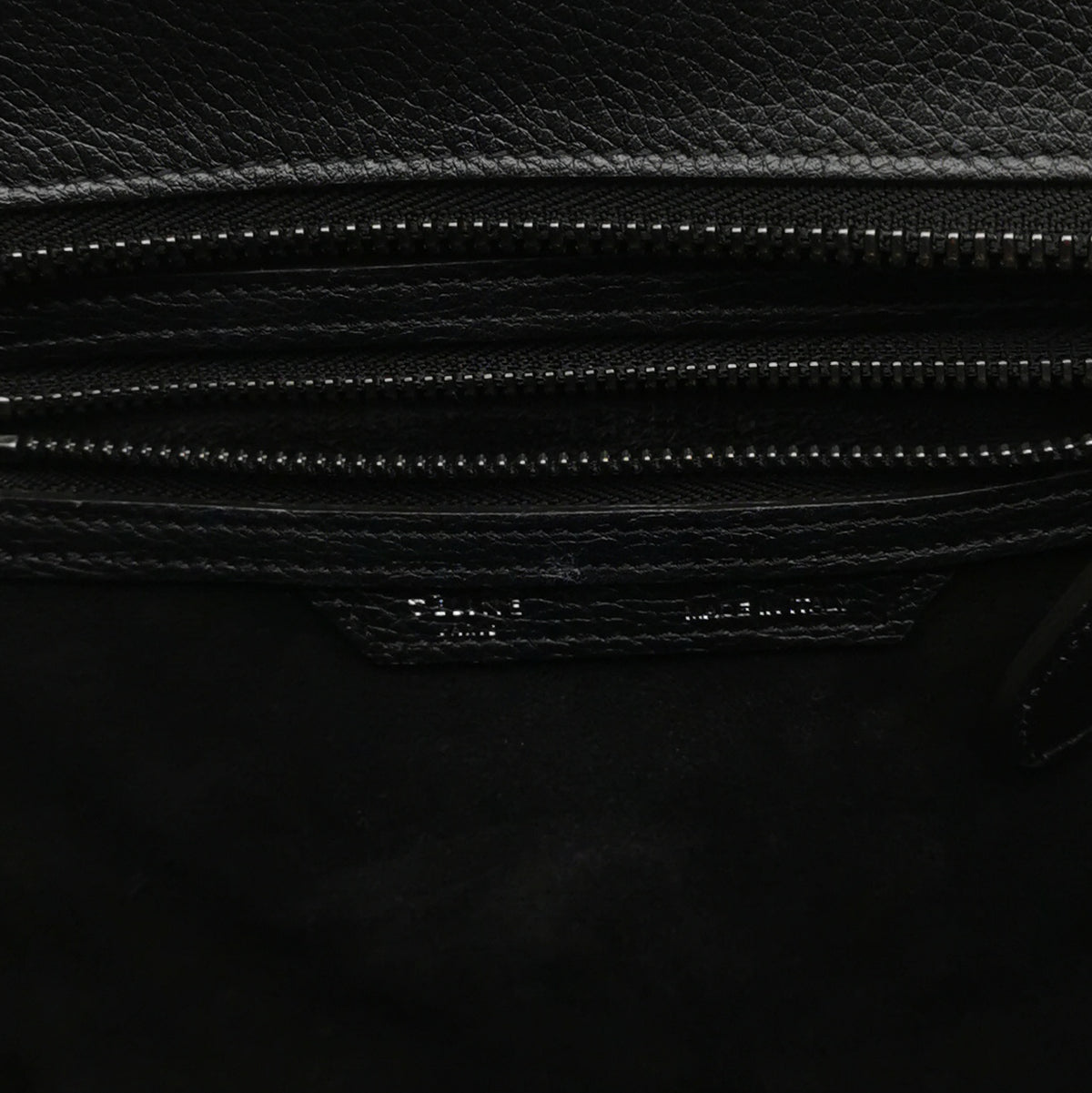 Celine Luggage Micro Grained Calfskin Black