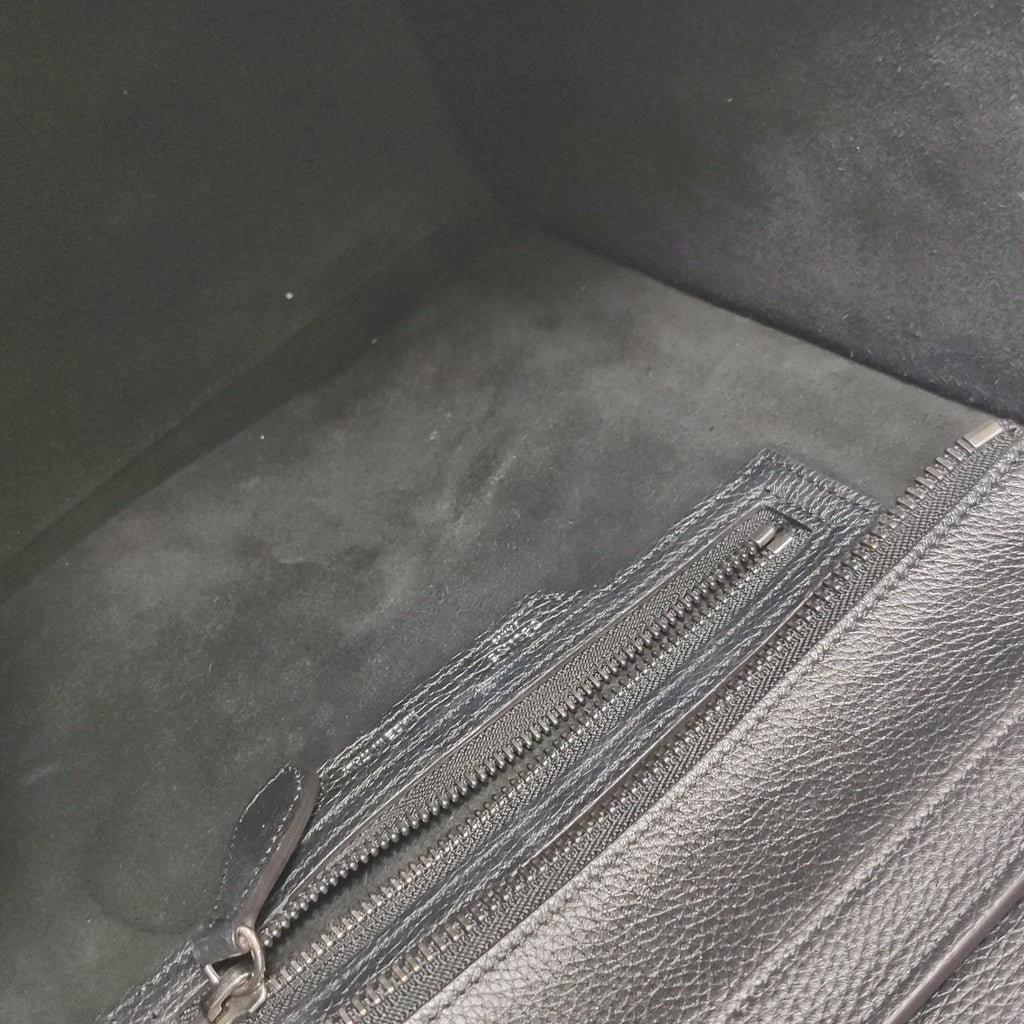 Celine Luggage Micro Grained Calfskin Black