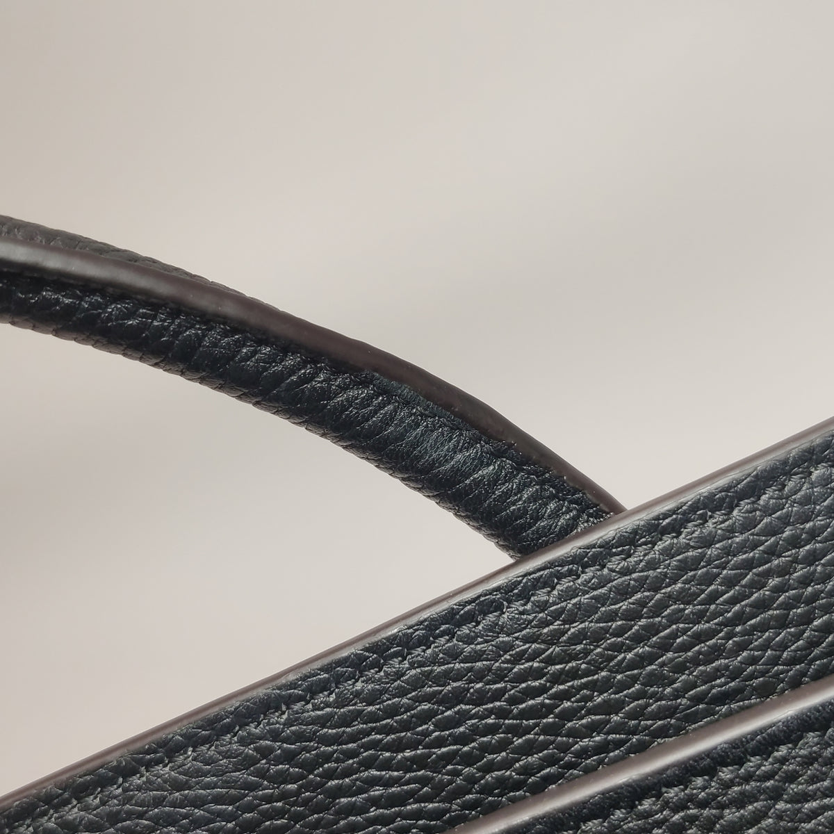 Celine Luggage Micro Grained Calfskin Black