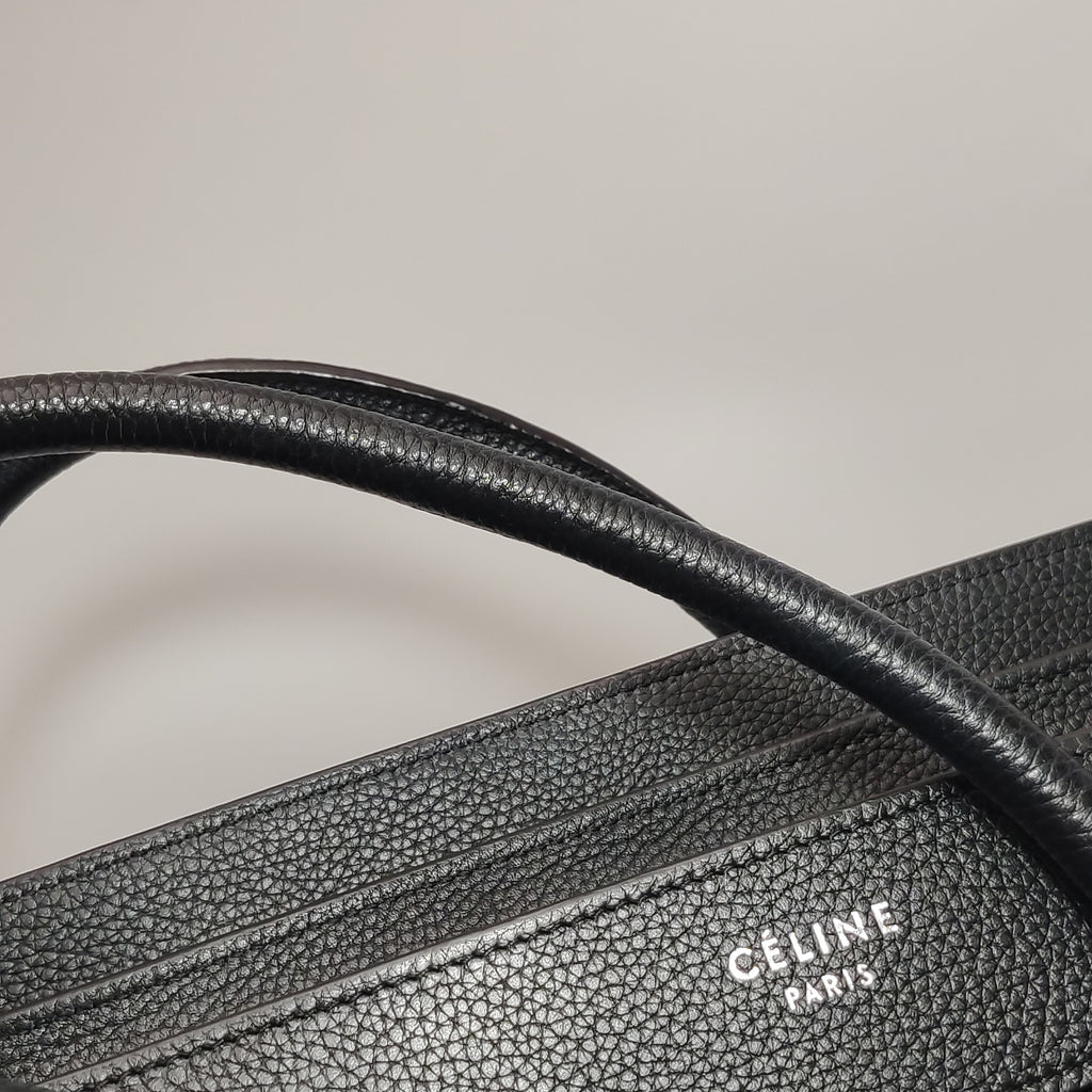 Celine Luggage Micro Grained Calfskin Black