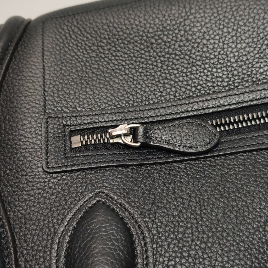 Celine Luggage Micro Grained Calfskin Black