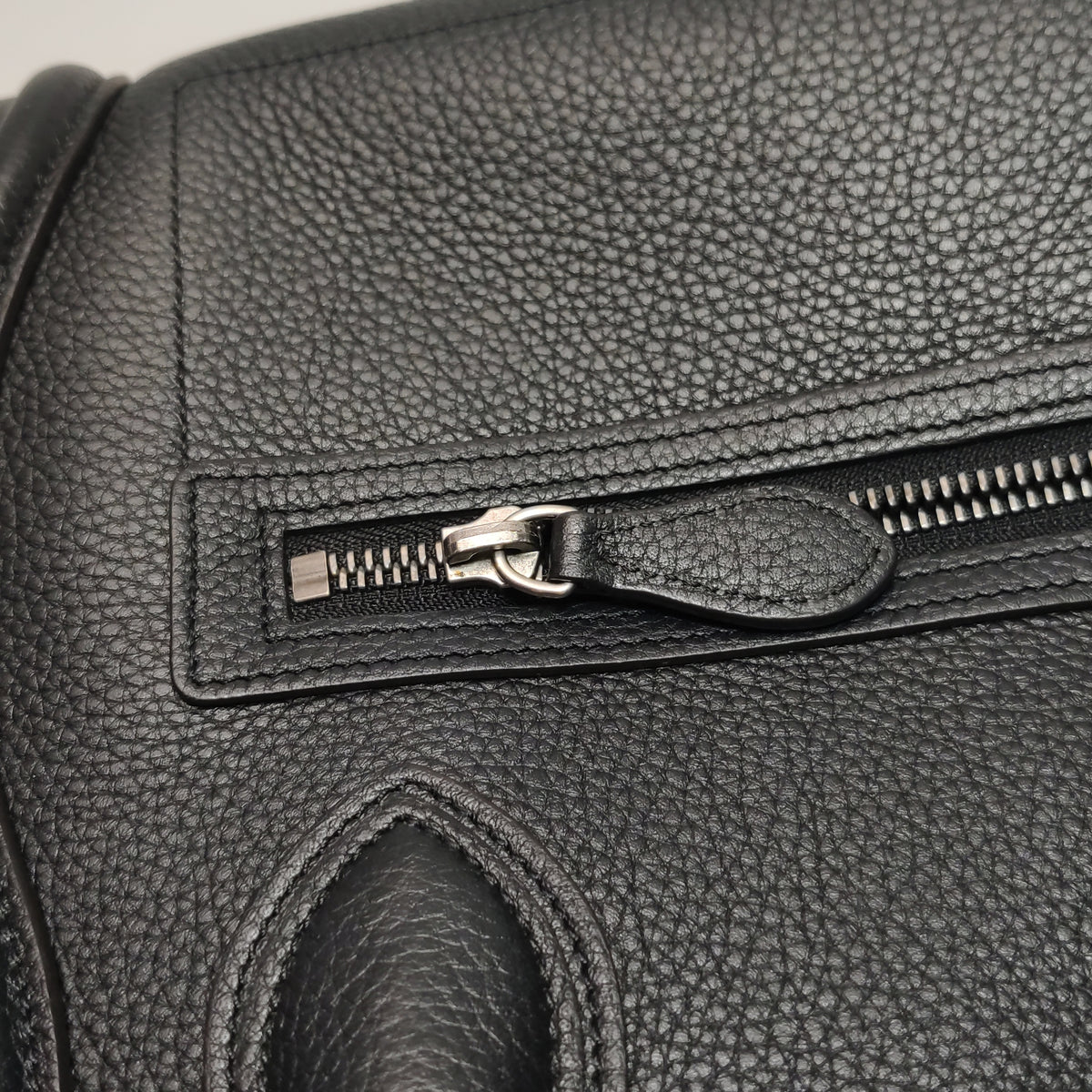Celine Luggage Micro Grained Calfskin Black