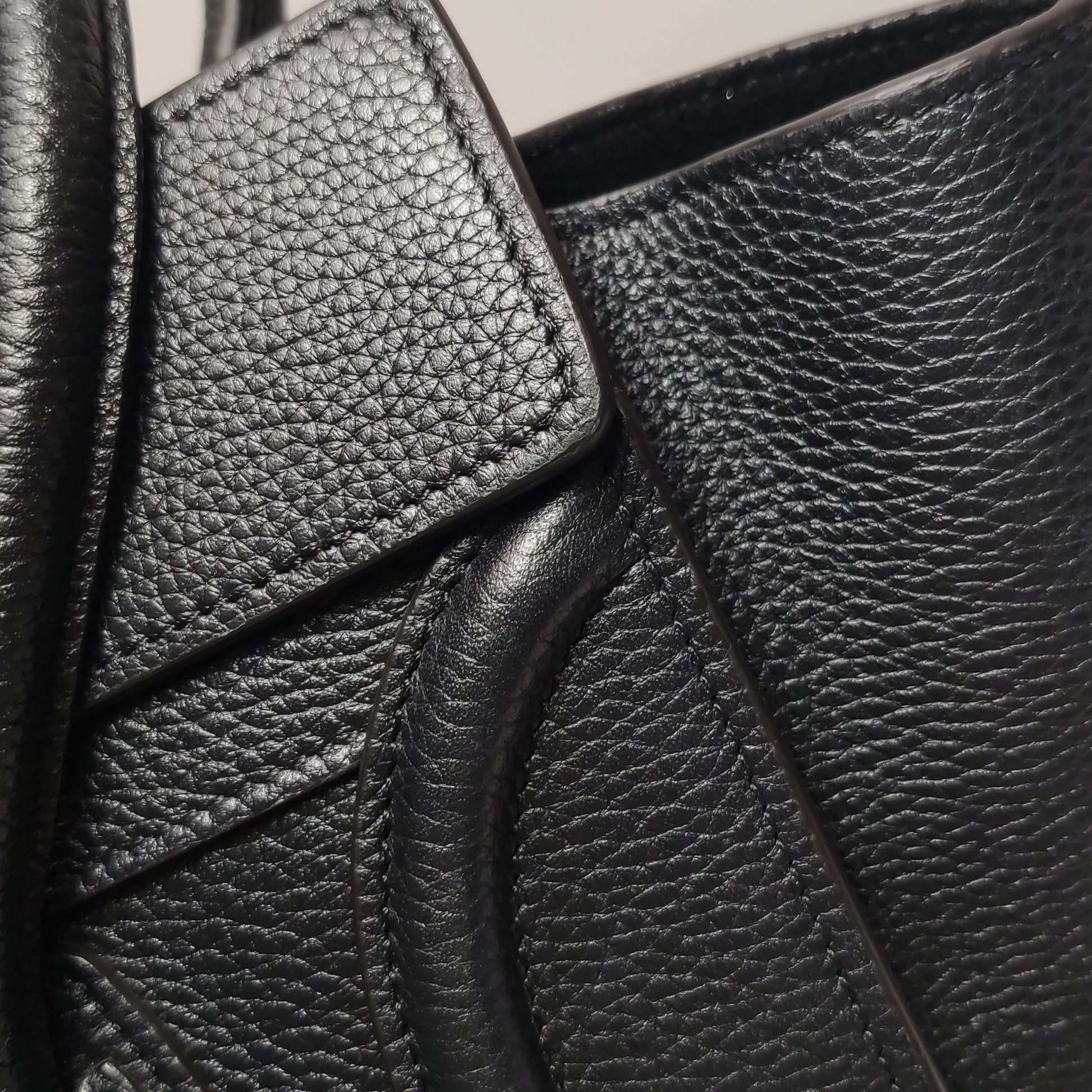 Celine Luggage Micro Grained Calfskin Black