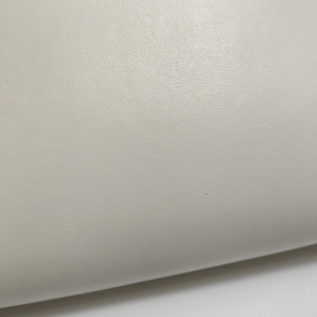 Celine Smooth Calfskin Cuir Triomphe Shoulder Bag White