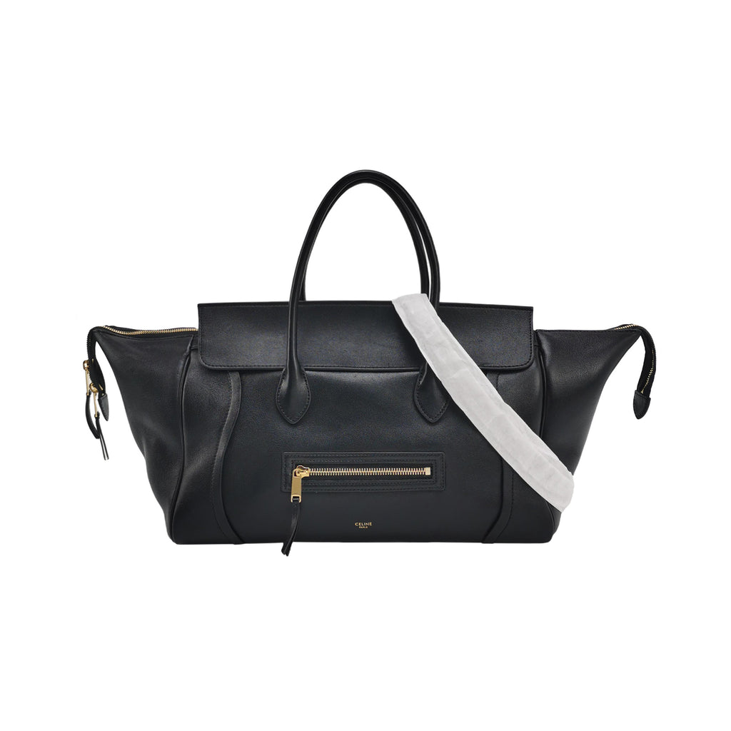 Celine Luggage East West Medium Black