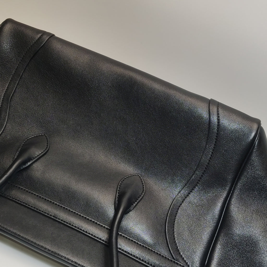 Celine Luggage East West Medium Black