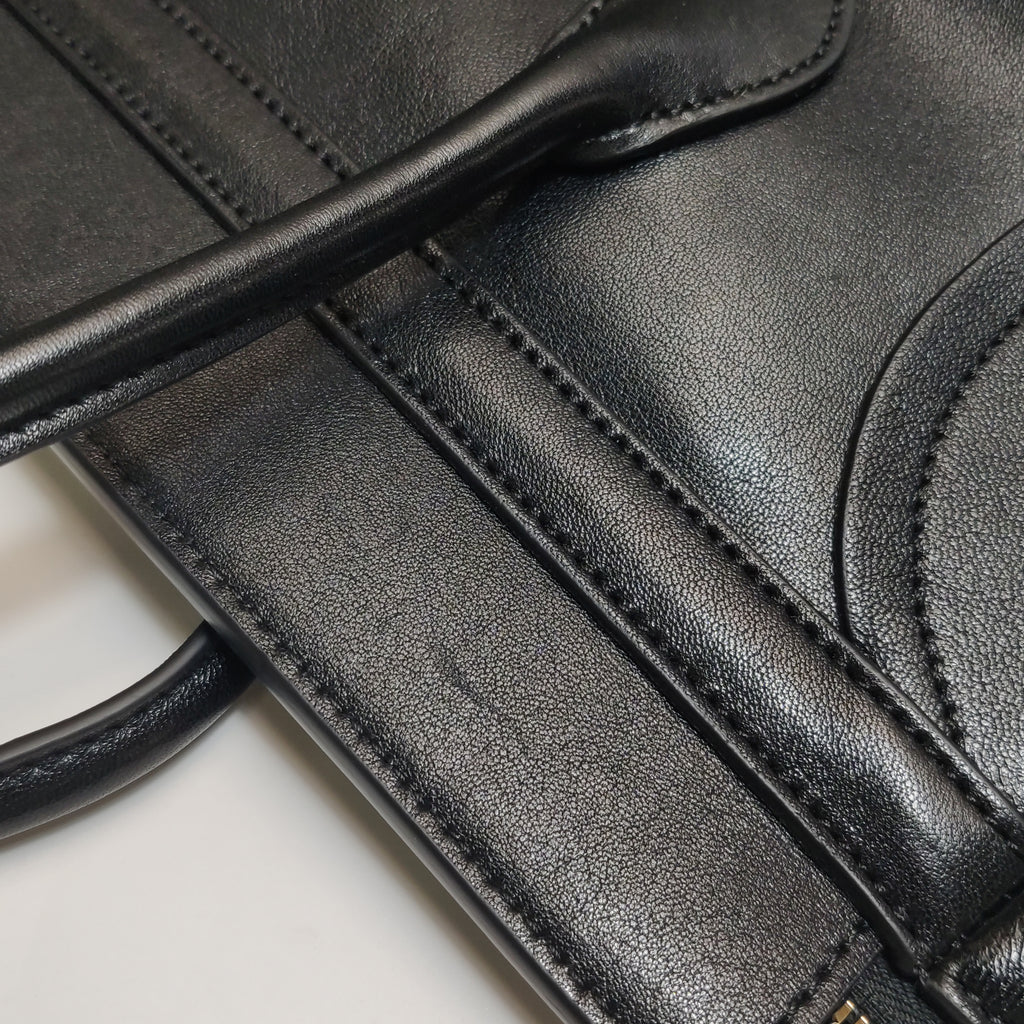 Celine Luggage East West Medium Black