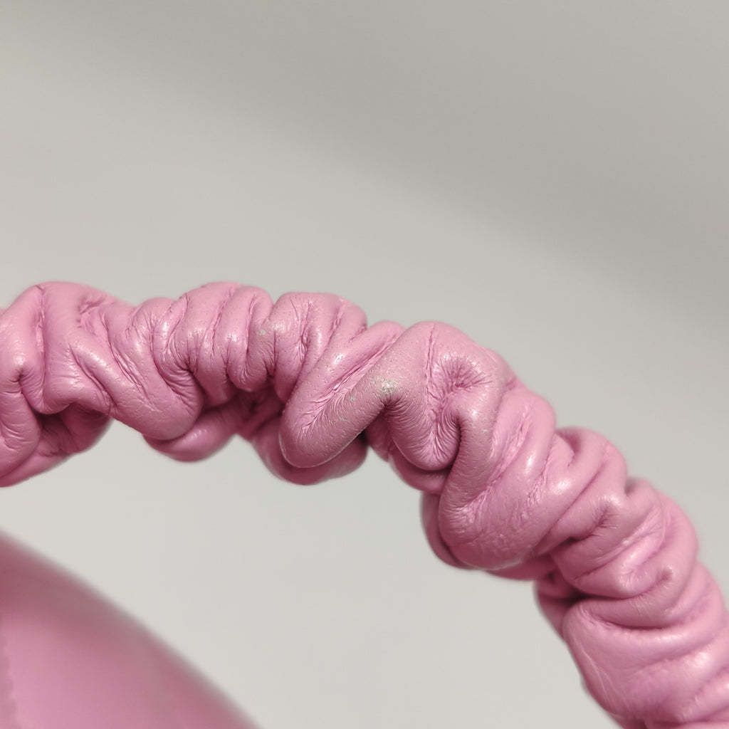 Chanel Quilted Ruched Handle Vanity Case Lambskin Pink