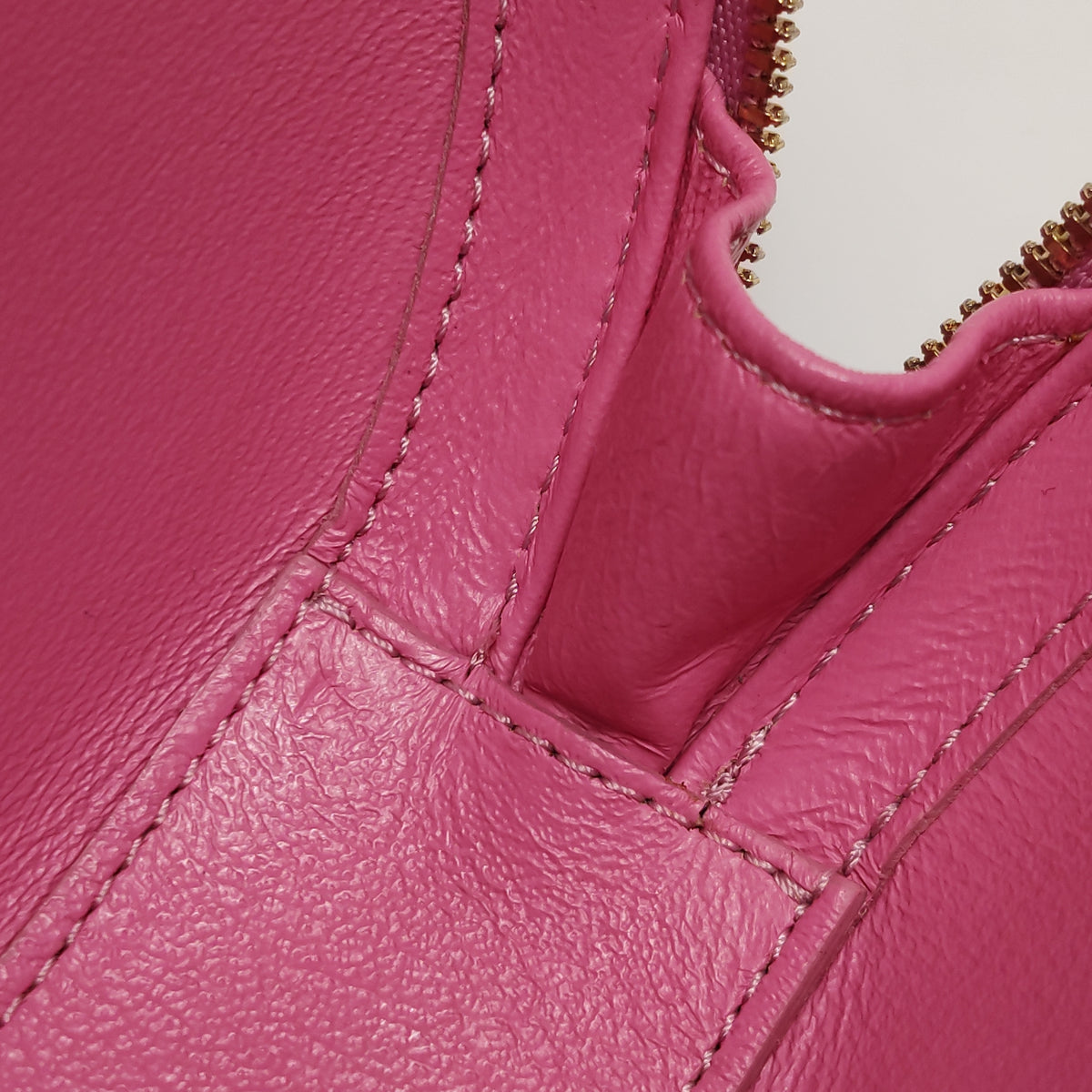 Chanel Round Lambskin Chain Crossbody Pink