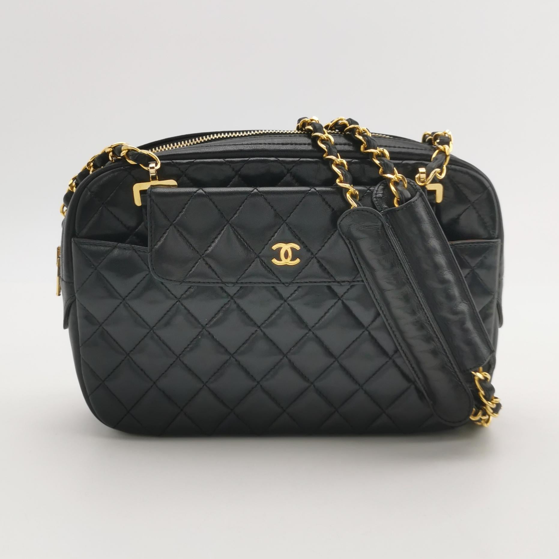 Chanel Camera Bag Lambskin with Pouch