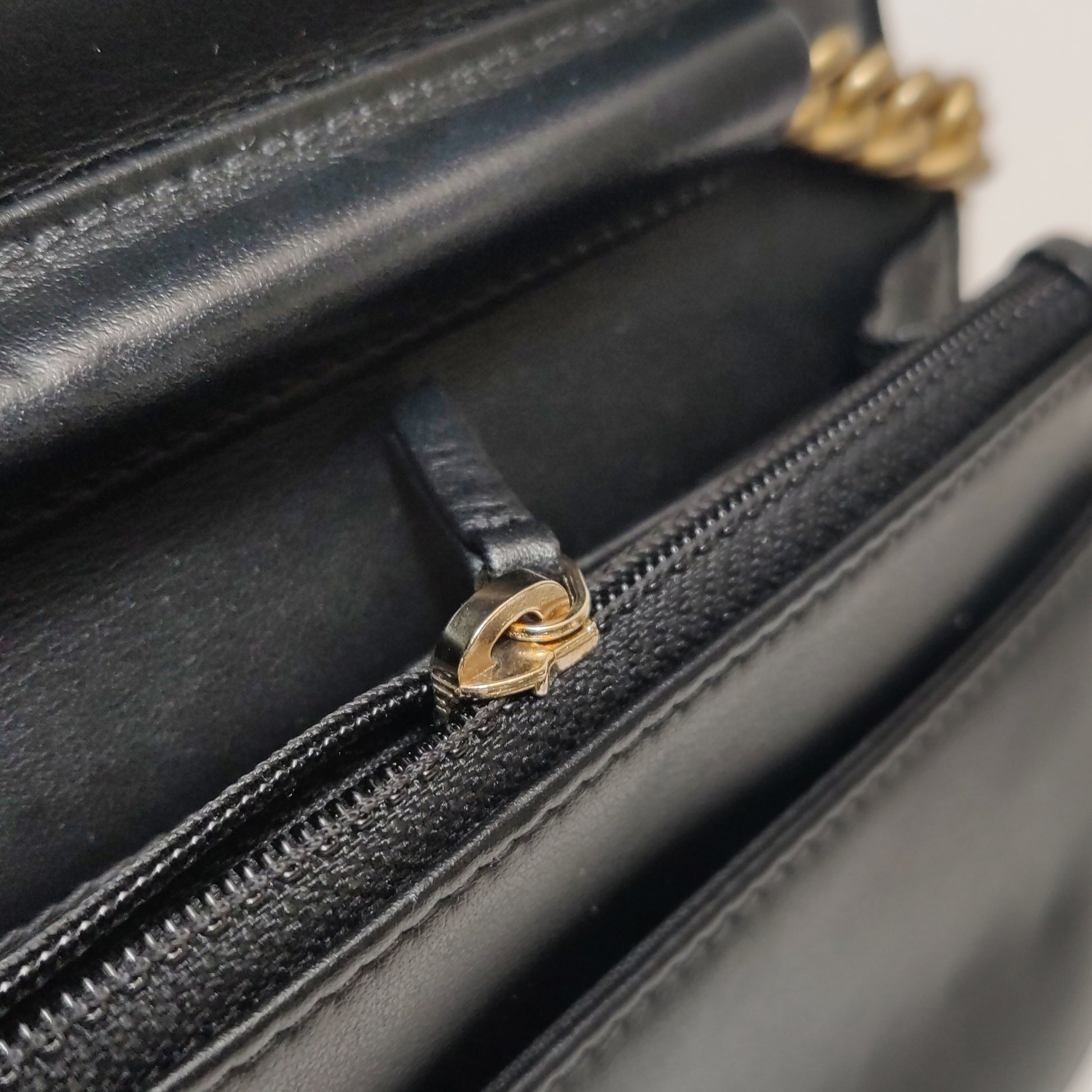Chanel Boy Wallet On Chain Caviar