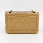 Chanel Wild Stitch Single Flap Beige