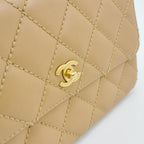 Chanel Wild Stitch Single Flap Beige