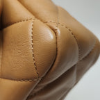 Chanel Quilted Large CC Funky Town Flap Lambskin Beige