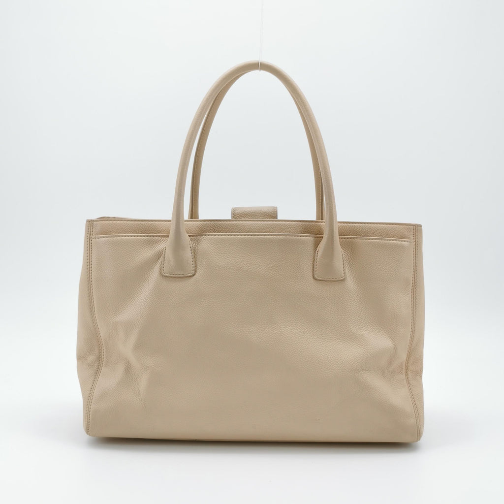 Chanel Executive Cerf Tote Beige Caviar