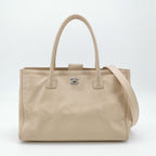 Chanel Executive Cerf Tote Beige Caviar