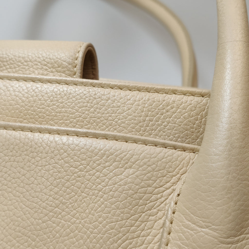 Chanel Executive Cerf Tote Beige Caviar