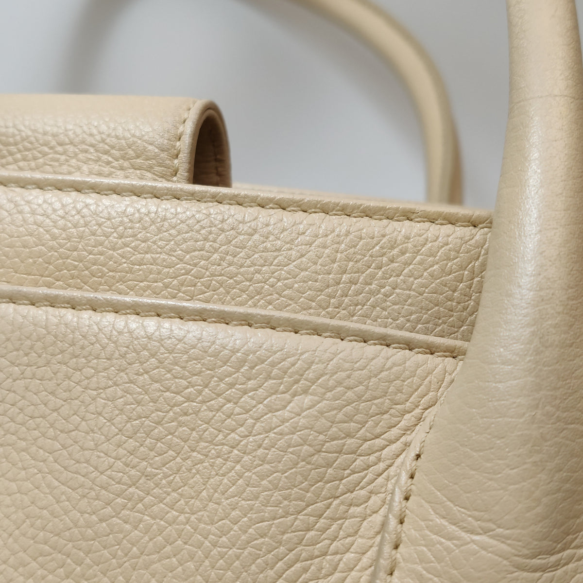 Chanel Executive Cerf Tote Beige Caviar