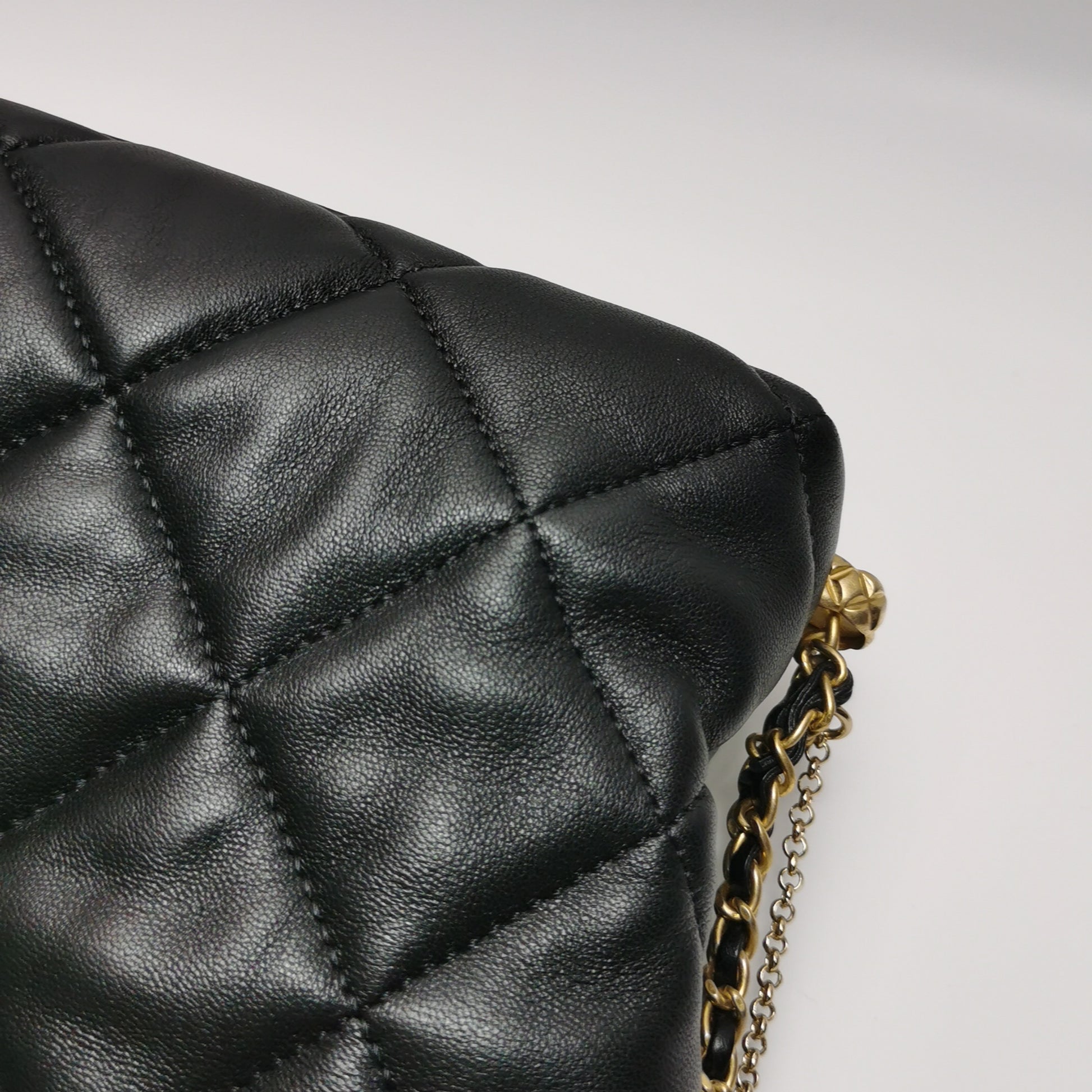 Chanel Crush on Chains Hobo Black