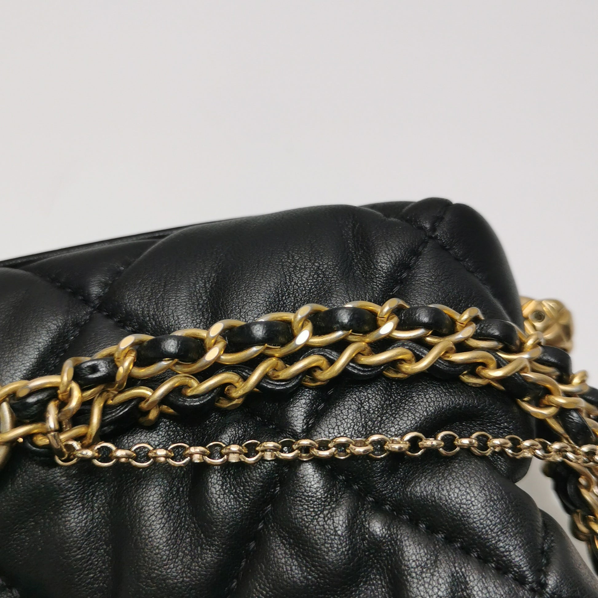 Chanel Crush on Chains Hobo Black