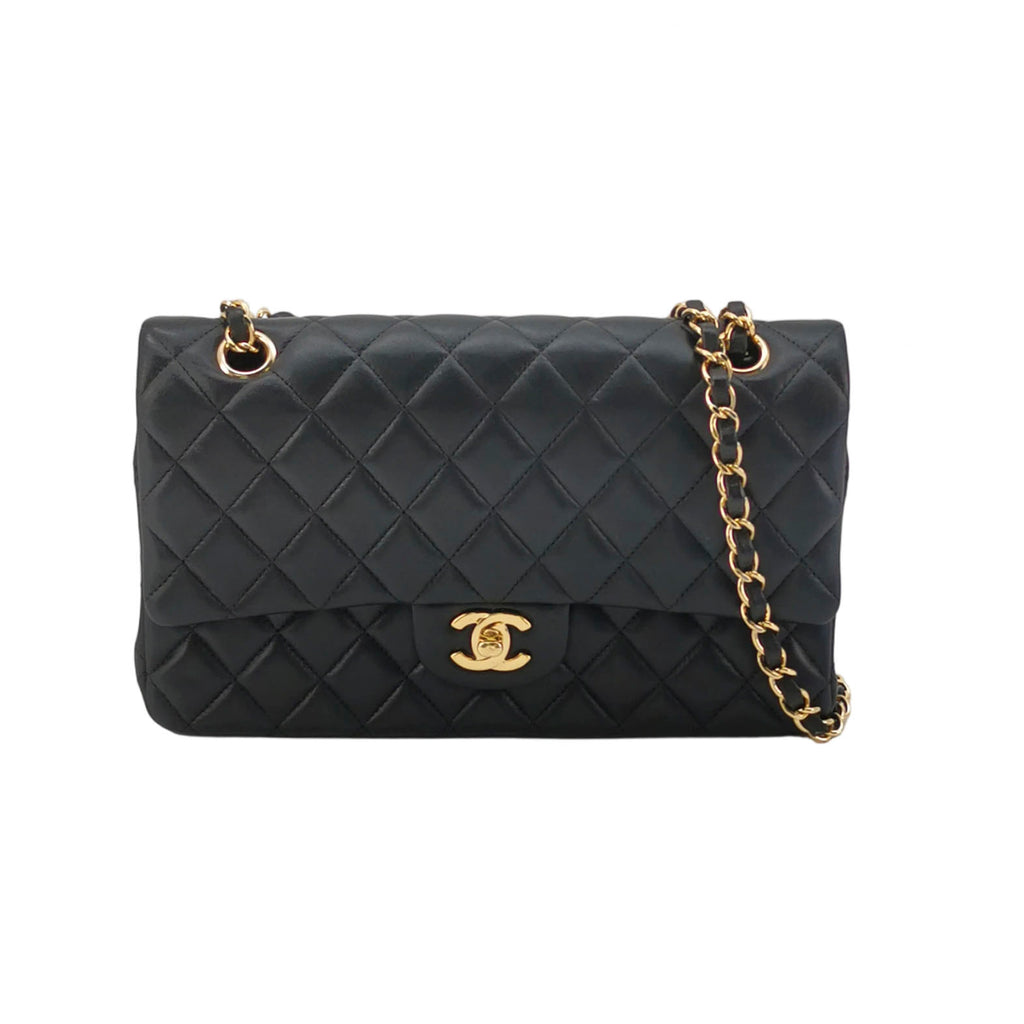 Chanel Classic Double Flap Lambskin Medium Black