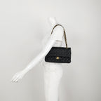Chanel Classic Double Flap Lambskin Medium Black