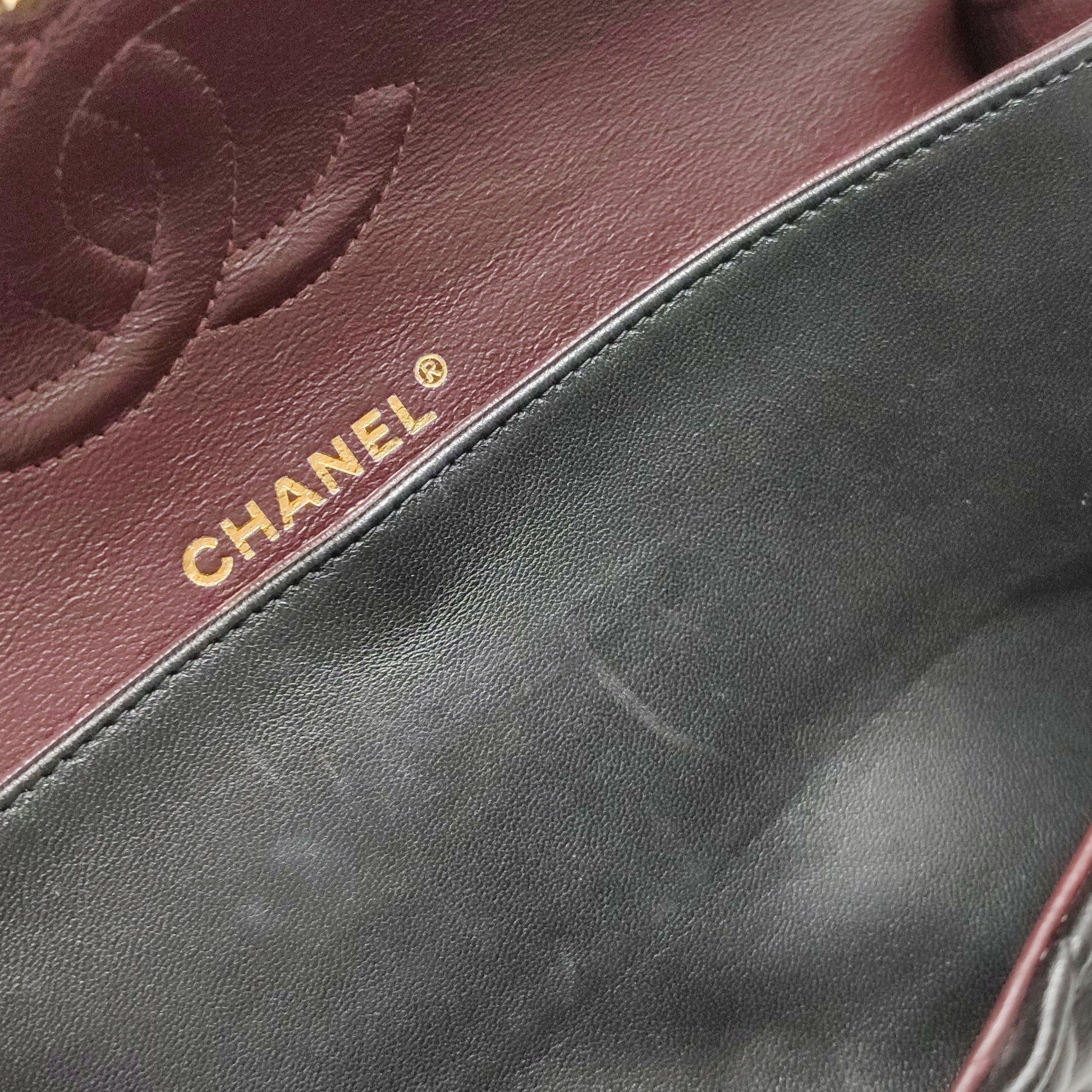 Chanel Classic Double Flap Lambskin Medium Black