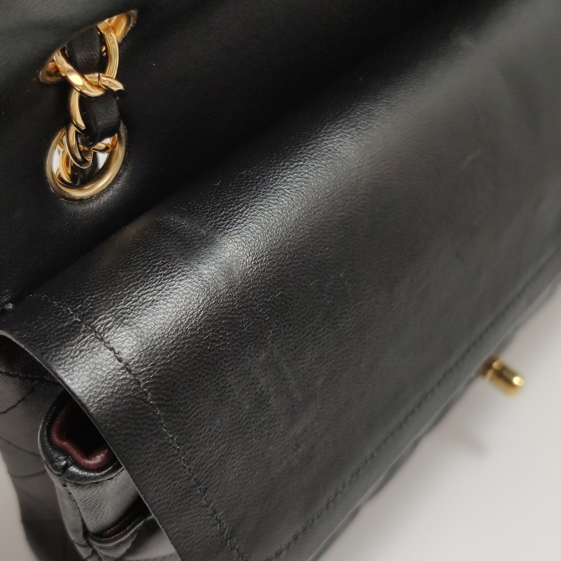 Chanel Classic Double Flap Lambskin Medium Black