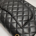 Chanel Classic Double Flap Lambskin Medium Black