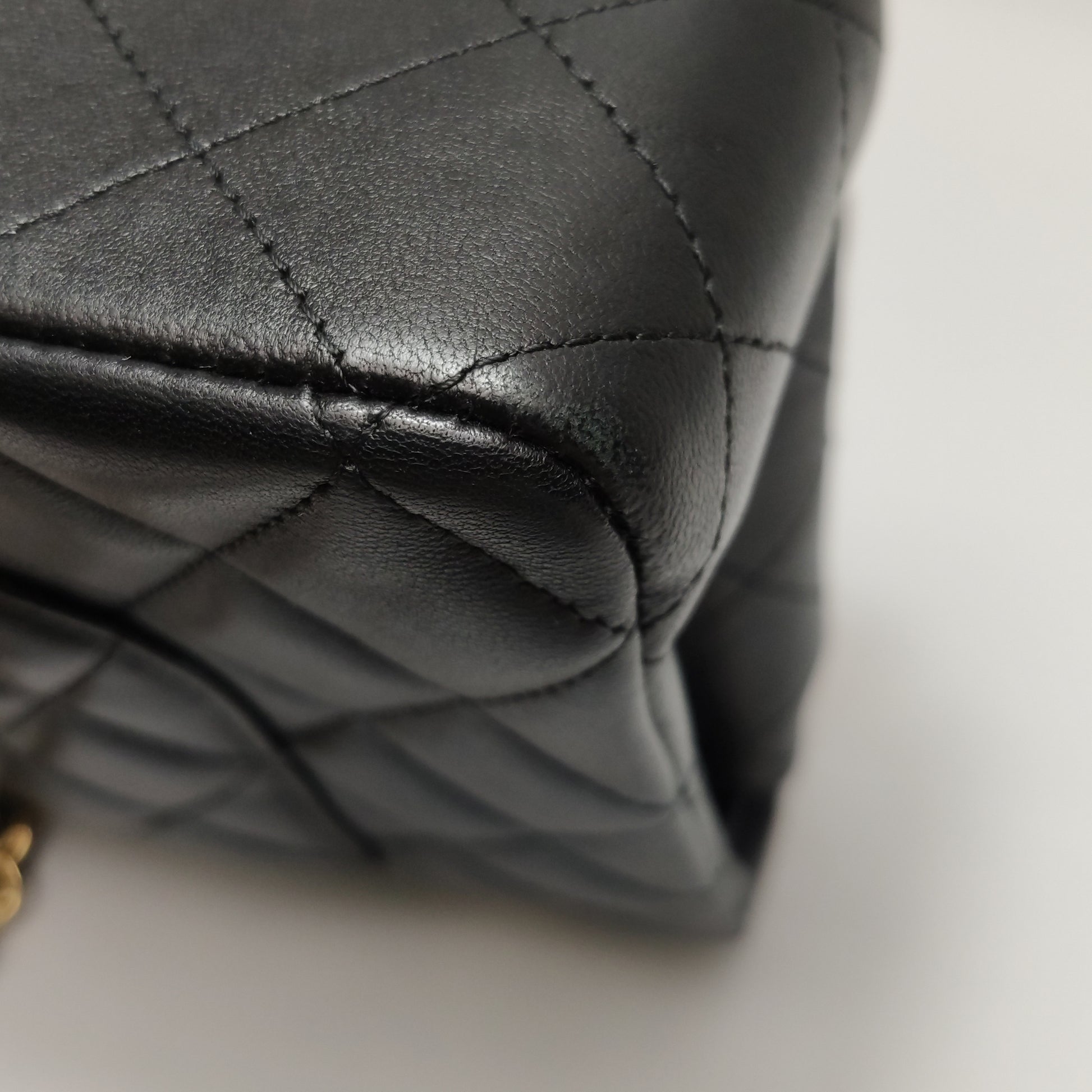 Chanel Classic Double Flap Lambskin Medium Black