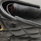 Chanel Classic Double Flap Lambskin Medium Black