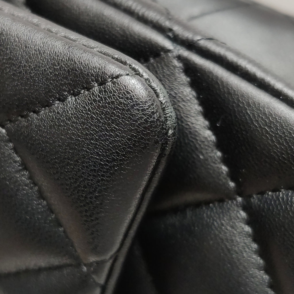 Chanel Classic Double Flap Lambskin Medium Black