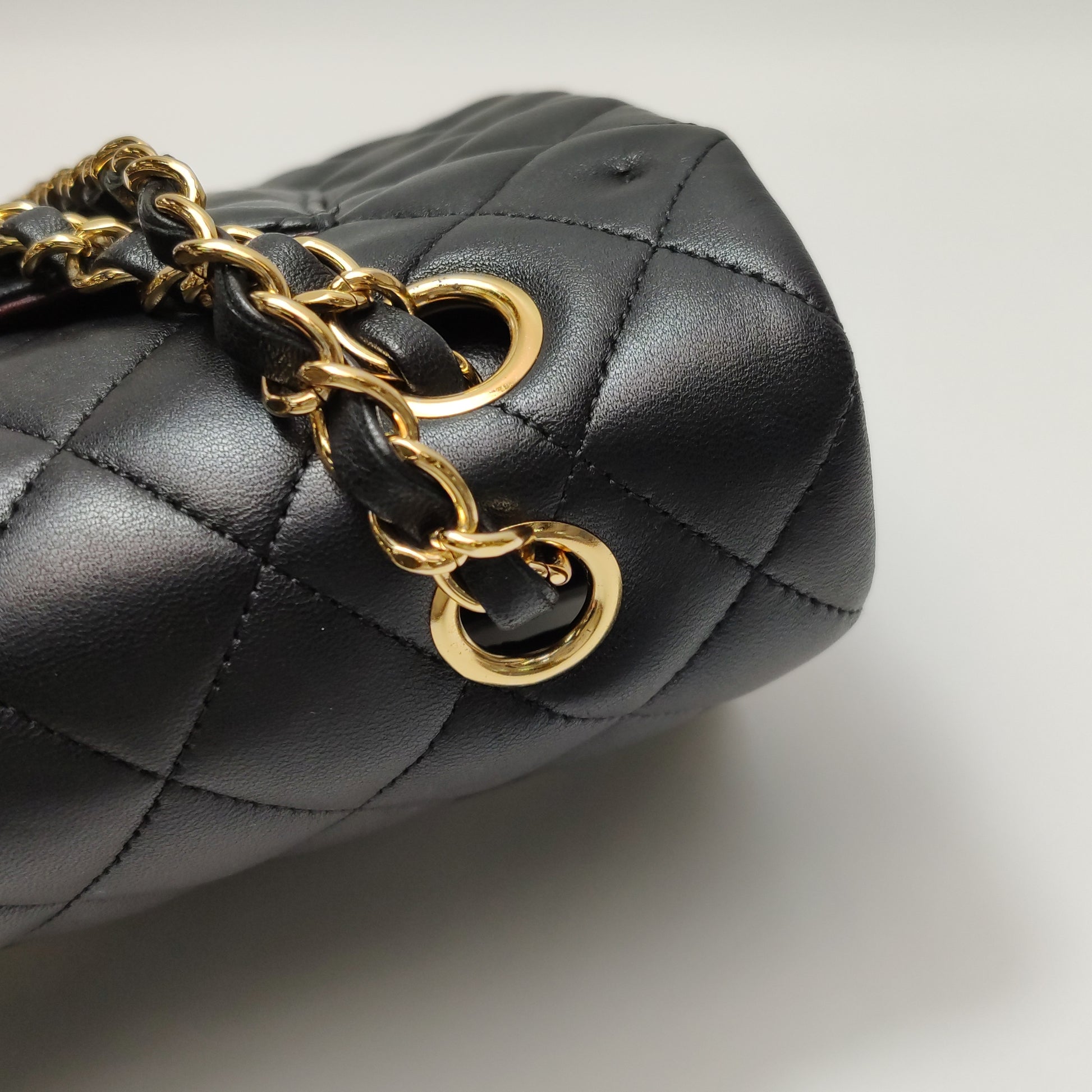 Chanel Classic Double Flap Lambskin Medium Black