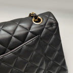 Chanel Classic Double Flap Lambskin Medium Black