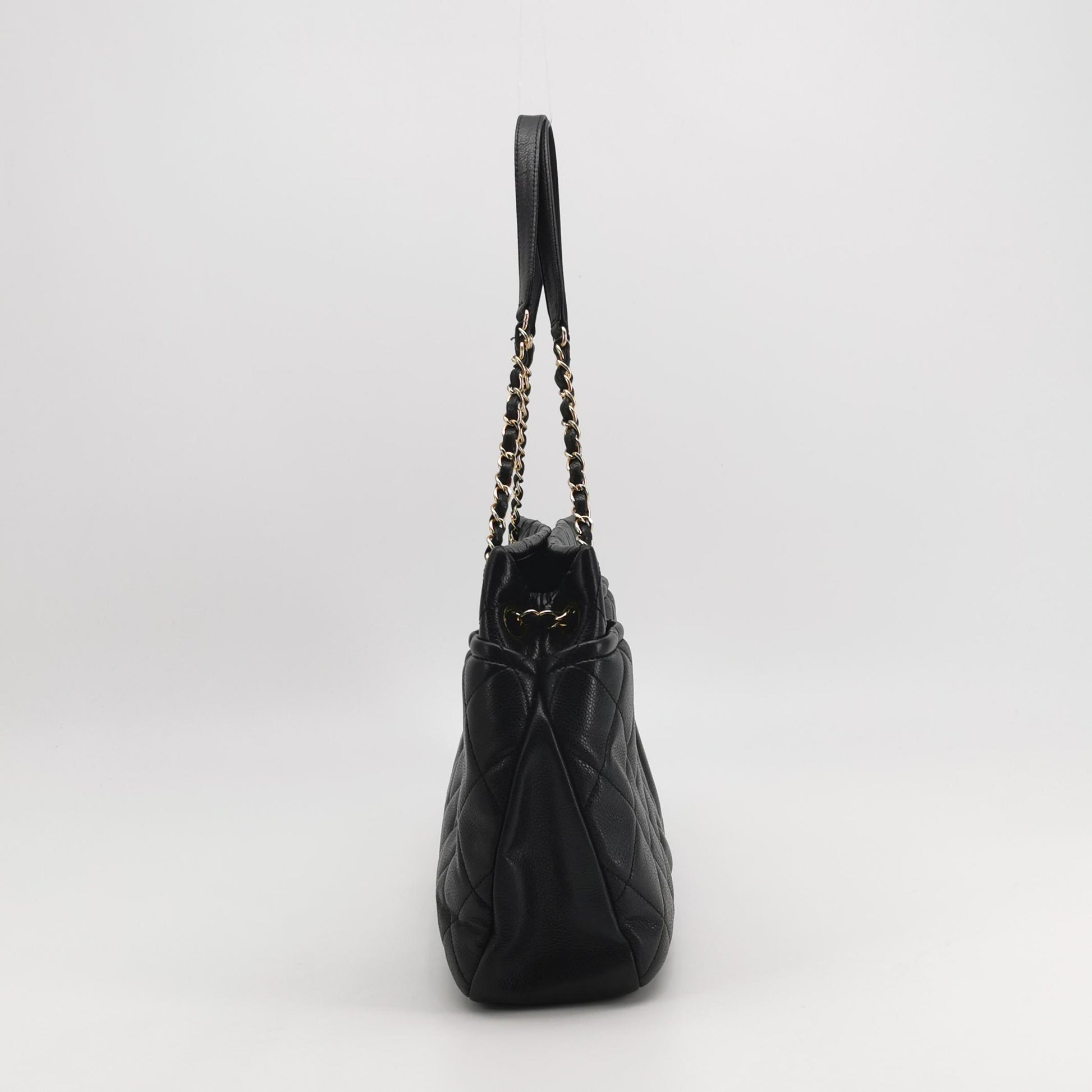 Chanel Timeless CC Soft Shopper Tote Caviar Black