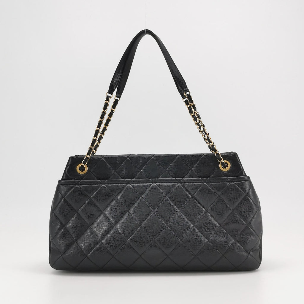 Chanel Timeless CC Soft Shopper Tote Caviar Black