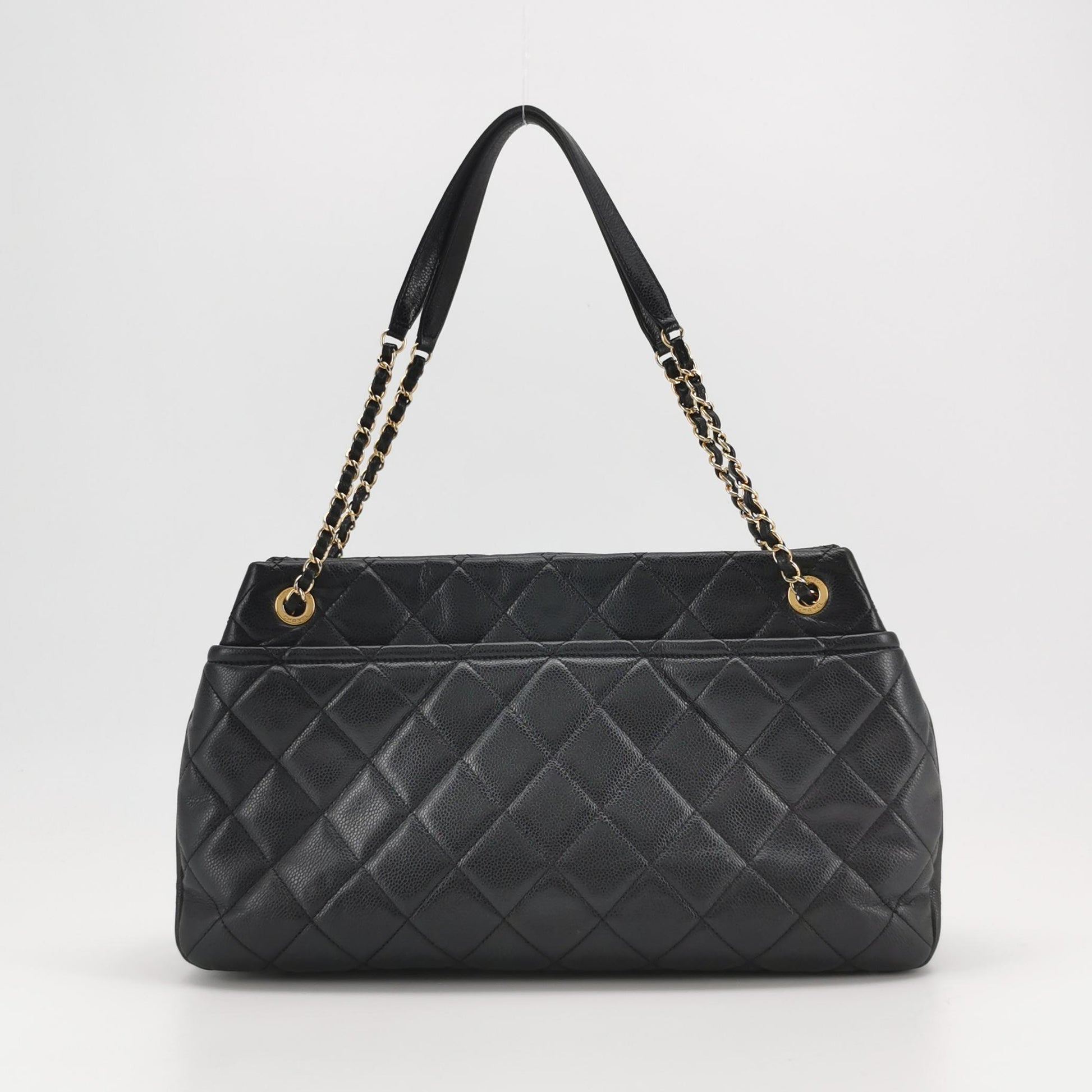 Chanel Timeless CC Soft Shopper Tote Caviar Black