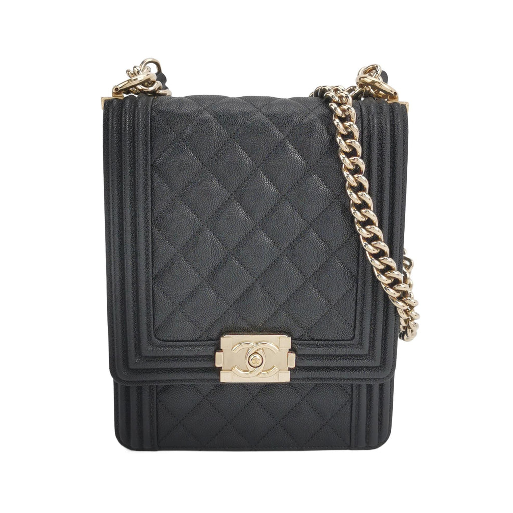 Chanel North South Boy Bag Caviar