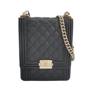 Chanel North South Boy Bag Caviar