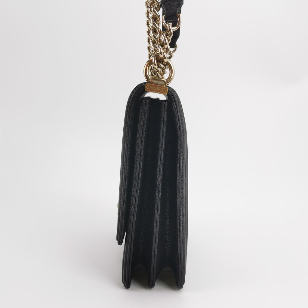 Chanel North South Boy Bag Caviar