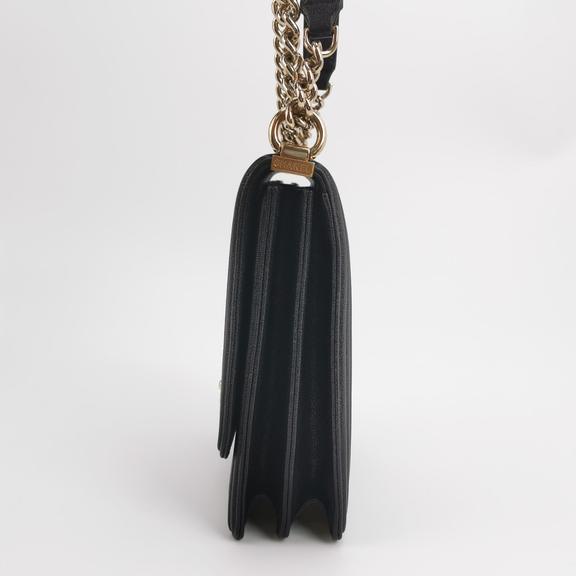 Chanel North South Boy Bag Caviar