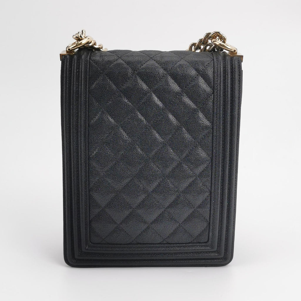 Chanel North South Boy Bag Caviar