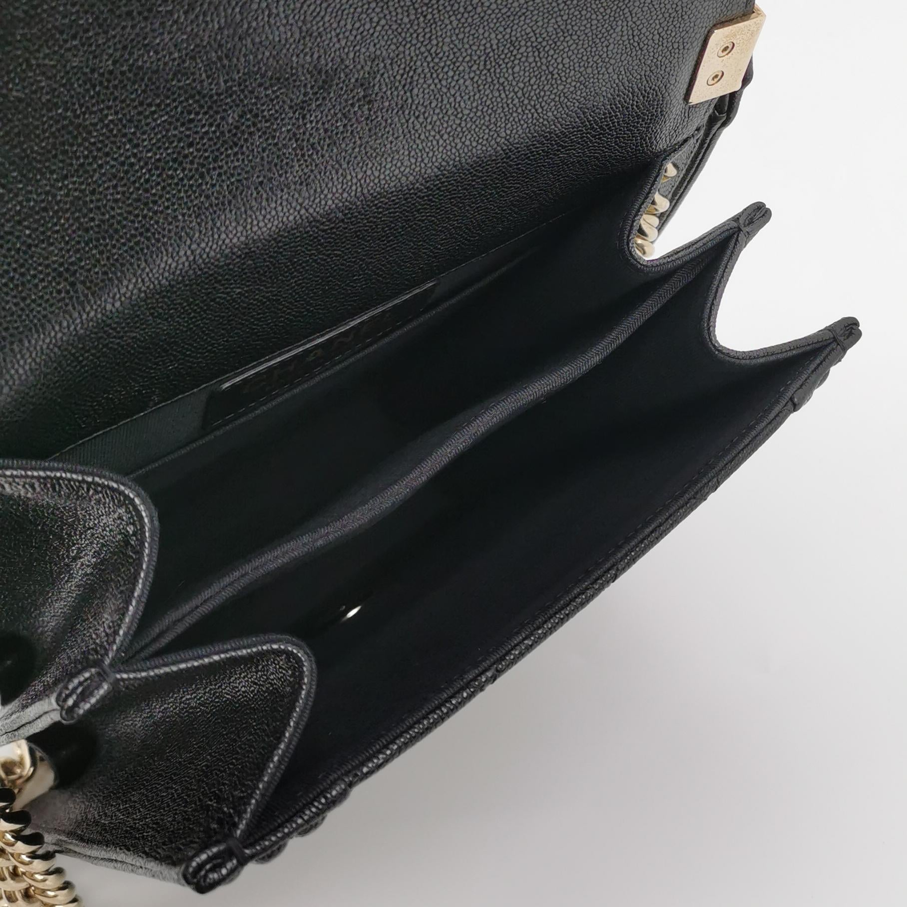 Chanel North South Boy Bag Caviar