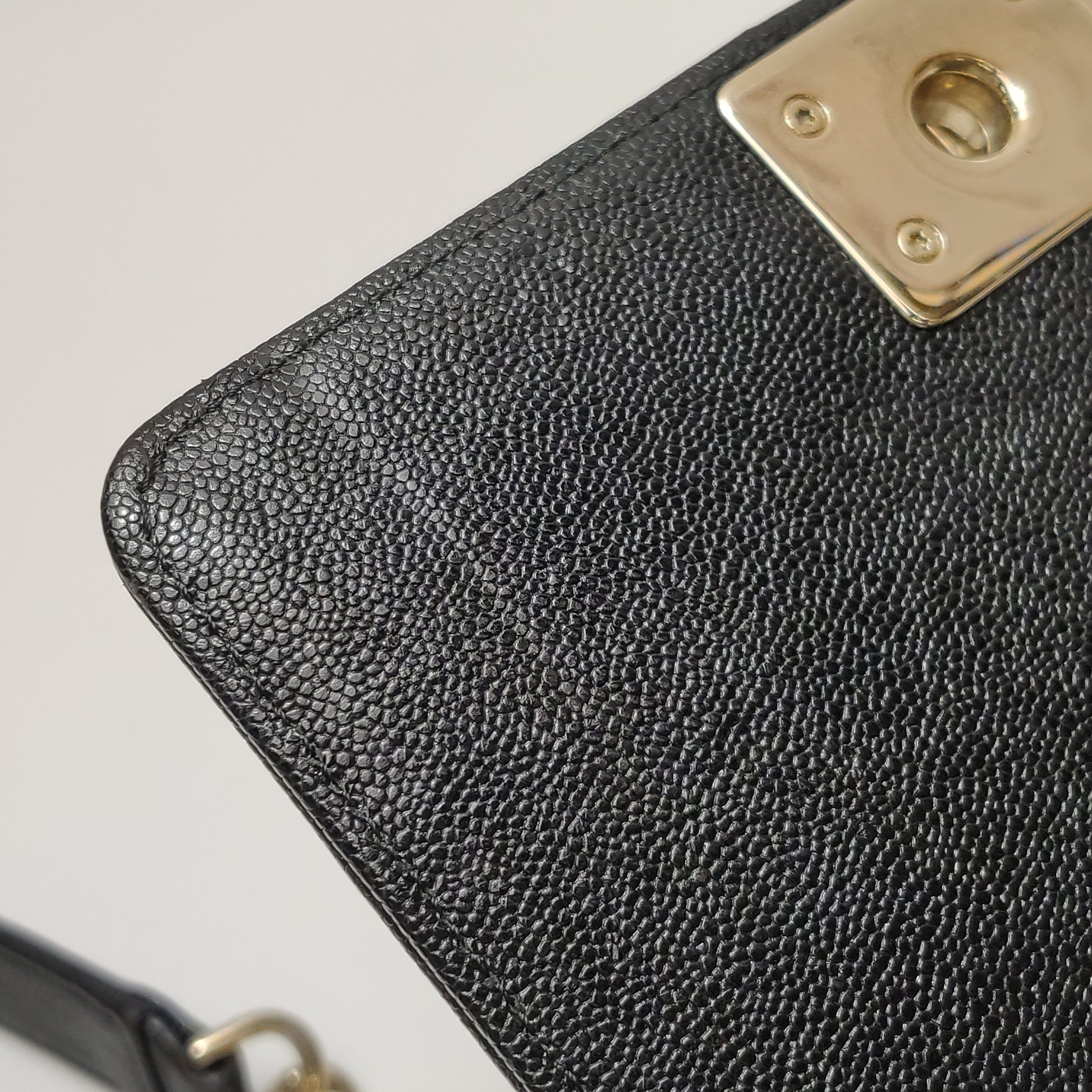 Chanel North South Boy Bag Caviar